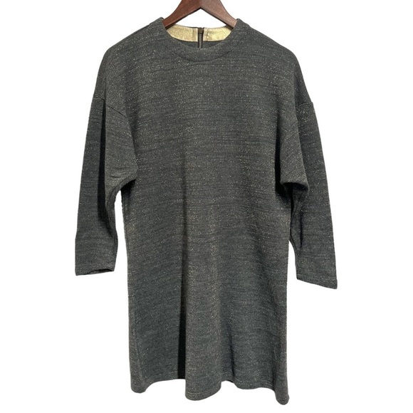 Zara Dress Basic T Shirt Special Edition Sheath Sweater Long Sleeve Size Medium - Picture 4 of 9